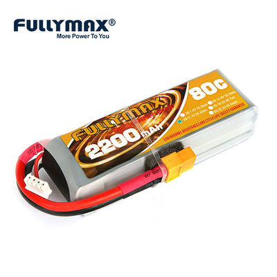 Μπαταρία Lipo 3s 2200mah 11.1V 80C Quadcopter Lipo μπαταριών Lipo αυτοκινήτων Rc