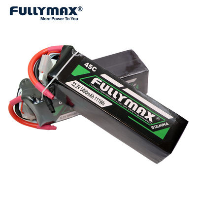 Μπαταρία 22.2v αεροπλάνων Rc μπαταριών μπαταριών 45c Lipo πολυμερών μπαταριών 5000mah Lipo λίθιου