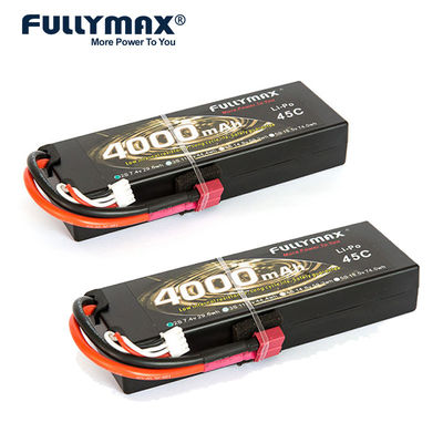 Επαναφορτιζόμενη μπαταρία 2S 45C 7,4 V 4000mah Μπαταρία μοντέλου ιόντων λιθίου RC