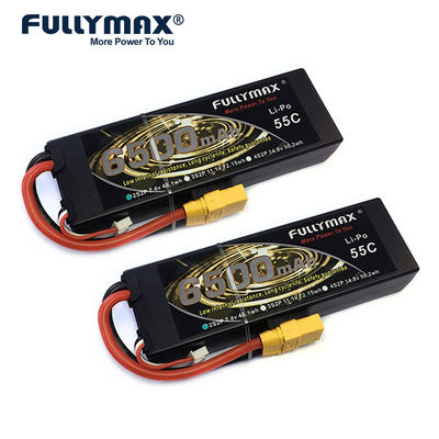 Fullymax 7.4v 2s Lipo Battery 55C 6500mAh 10000mah 2s2p Lipo RC Model Battery