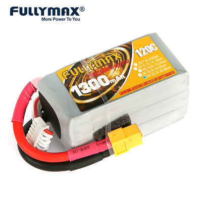 22,2V 6s 1300mah Μπαταρία Lipo Rc 1300mah 120C Υψηλός ρυθμός εκφόρτισης Drone FPV Skylark M4-Fpv250
