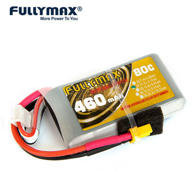 μπαταρία 460mah 3s 80c 460mAh 11.1v Lipo για Uav Lipo κηφήνων ελικοπτέρων Rc τη μίνι μπαταρία αγώνα