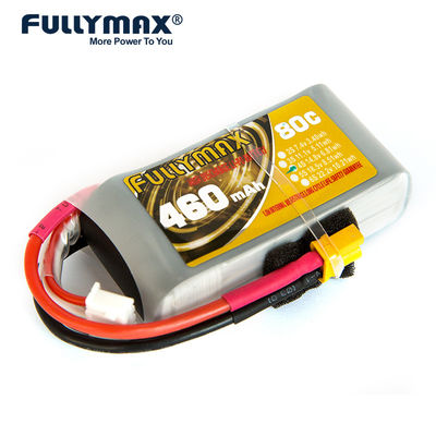 μπαταρία αυτοκινήτων 460mah 14.8v Lipo 4s Rc 80c για την μπαταρία αγώνα Lipo αεροπλάνων κηφήνων αεροσκαφών Rc