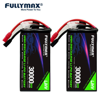 30000mAh 12 Cell Lipo Battery 12S 44.4V 15C EVTOL Agriculture Drones Underwater Robotics