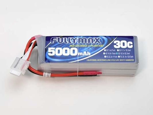 Πακέτο 30C 5000mAh 5S 18.5V μπαταριών FULLYMAX LiPo για RC Heli, αεροσκάφη αποτύπωση-φτερών, αεροπλάνα RC, F3A aerobatic