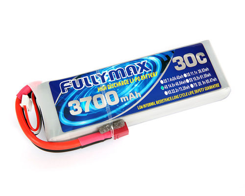 Lipo πακέτων 30C 3700mAh 4S 14.8V μπαταριών FULLYMAX LiPo με το συνδετήρα κοσμητόρων για τα αεροσκάφη RC Heli αυτοκινήτων RC RC