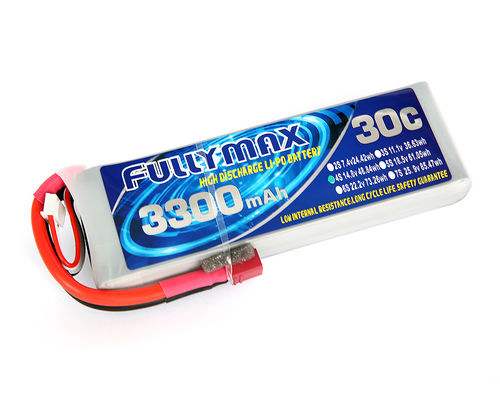 Πακέτο 30C 3300mAh 4S 14.8V μπαταριών FULLYMAX LiPo με το βούλωμα Τ για τα αεροσκάφη RC Heli αυτοκινήτων RC RC