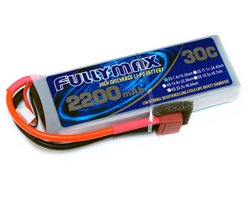 μπαταρία 7.4V 2s 2200mah Lipo 2s 30c Lipo με την μπαταρία αεροπλάνων λίθιου RC βουλωμάτων ΚΟΣΜΗΤΌΡΩΝ