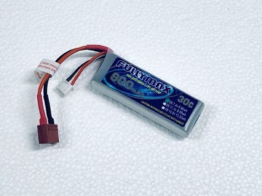 μπαταρία 7.4V 900mAh 30C LiPO για το πρότυπο με λάθη φορτηγό αντιολισθητικών αλυσίδων ελικοπτέρων κηφήνων RC FPV